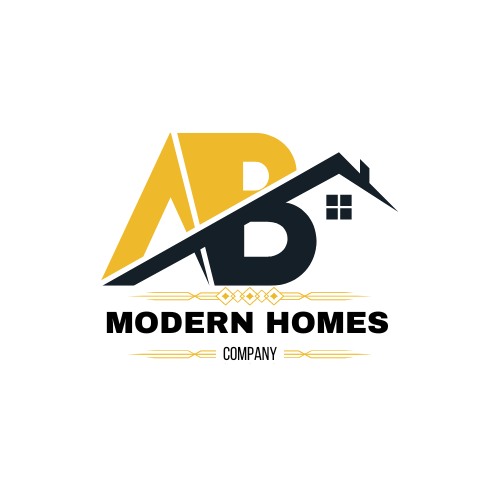 Black and Yellow Modern Initial Real Estate Logo